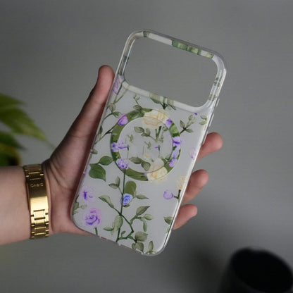 iPhone 17 Pro Max FloraCrystal Design MagSafe Case Cover