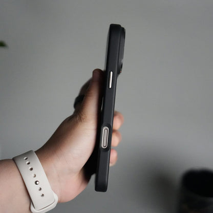 iPhone 17 Pro Frosted Case with Metal Camera Bump & Metal Kickstand | Shockproof Matte Hybrid Cover