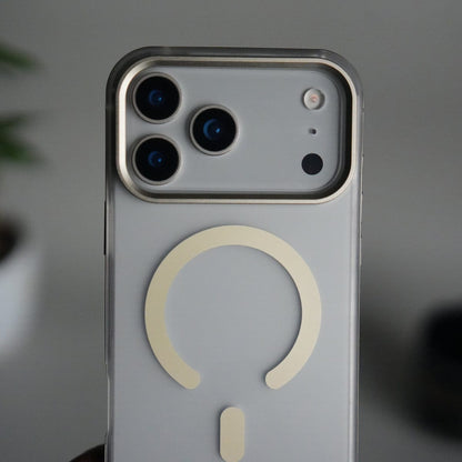 iPhone 17 Pro Max Frosted Magnetic Case | Aluminum Frame with MagSafe Ring & Metal Camera Guard