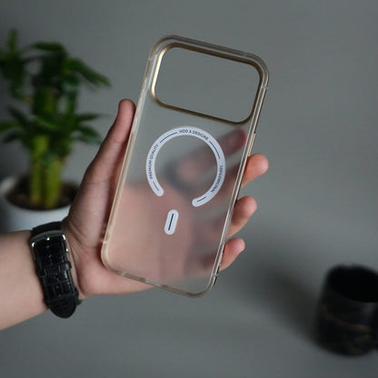 iPhone 17 Pro Max Frosted Magnetic Case | Aluminum Frame with MagSafe Ring & Metal Camera Guard