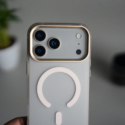 iPhone 17 Pro Max Frosted Magnetic Case | Aluminum Frame with MagSafe Ring & Metal Camera Guard