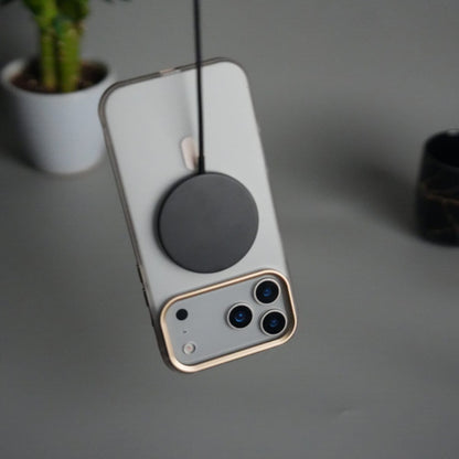 iPhone 17 Pro Max Frosted Magnetic Case | Aluminum Frame with MagSafe Ring & Metal Camera Guard