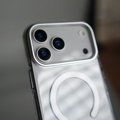 iPhone 17 Pro Hard Crystal Transparent MagSafe Case | Anti-Yellow Clear Back Cover with Metal Camera Bump