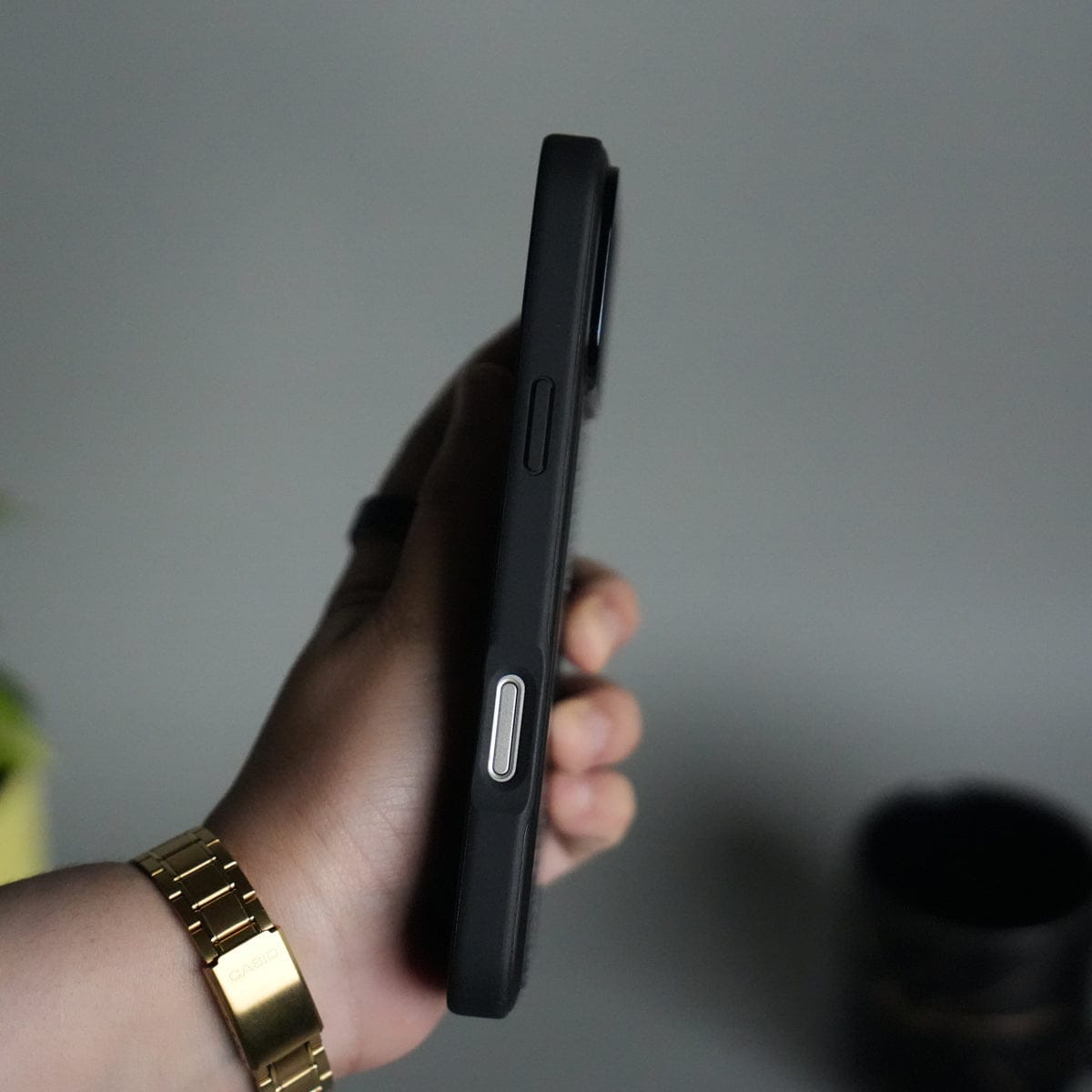 iPhone 17 Pro Leather Case | Classic Middle Stitched PU Back Cover