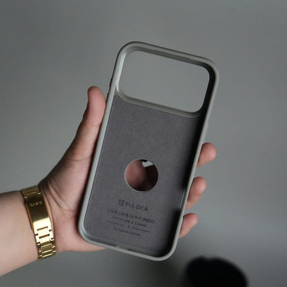 iPhone 17 Pro Max Leather Case | Classic Middle Stitched PU Back Cover