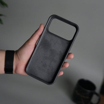 iPhone 17 Pro Max Liquid Silicone Case Cover (Dark Gray)