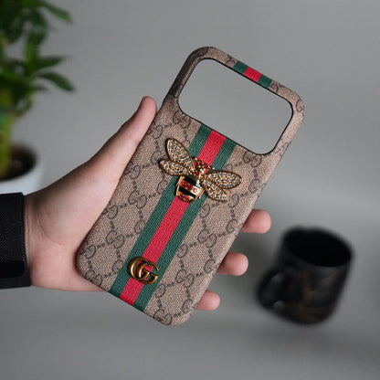 iPhone 17 Pro Luxury 3D BEE Stripe Design Case Cover