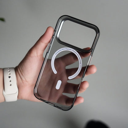 iPhone 17 Pro Luxury Diamond MagSafe Case | Crystal Clear Back Cover with Rhinestone Metal Camera Guard