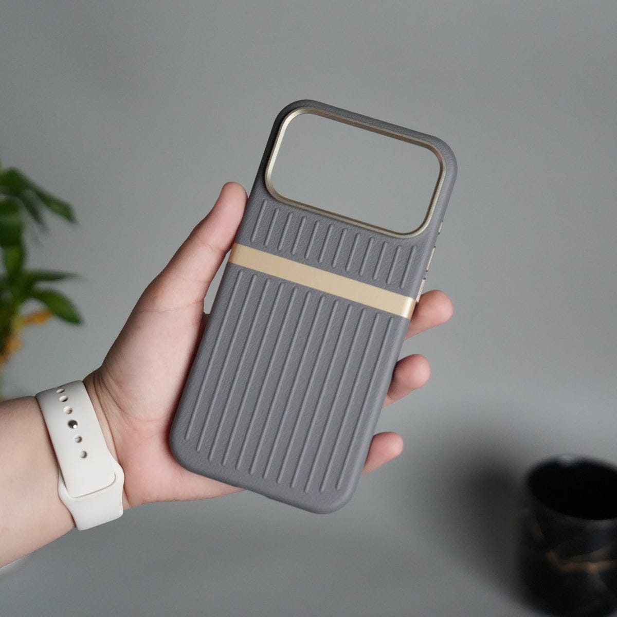 iPhone 17 Pro Max MagSafe Case | Premium Suitcase Textured Grip Cover with Metal Camera Bumper