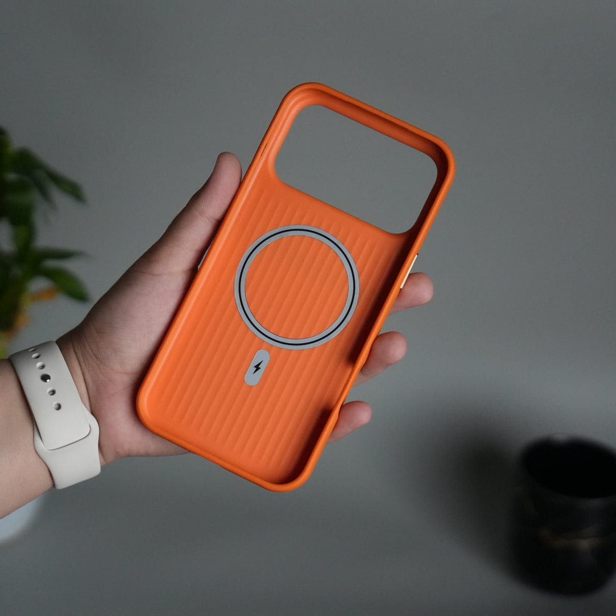 iPhone 17 Pro Max MagSafe Case | Premium Suitcase Textured Grip Cover with Metal Camera Bumper