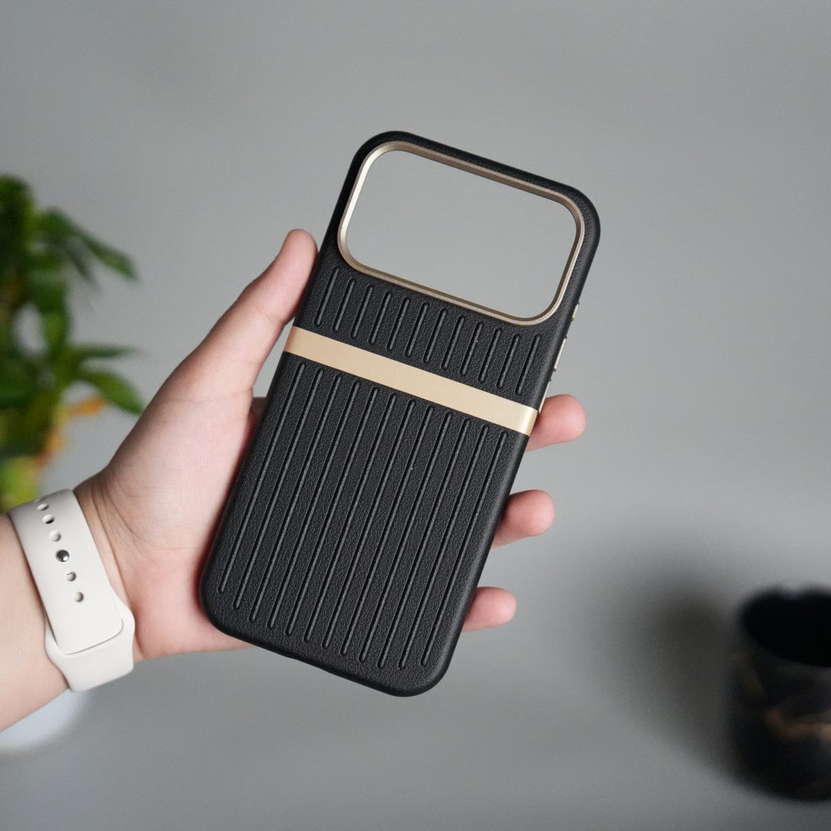 iPhone 17 Pro Max MagSafe Case | Premium Suitcase Textured Grip Cover with Metal Camera Bumper
