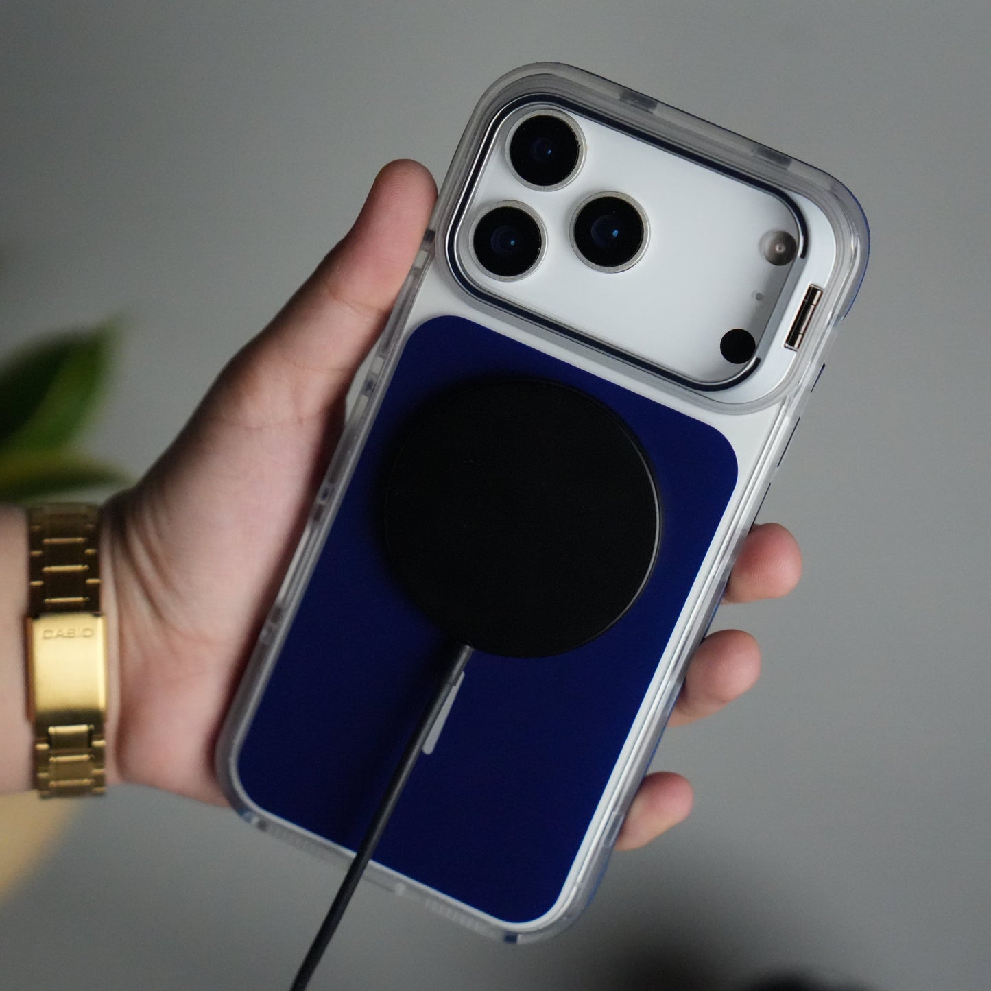 iPhone 17 Pro Max MagSafe Case with Metal Camera Stand | Slim & Shockproof Protection