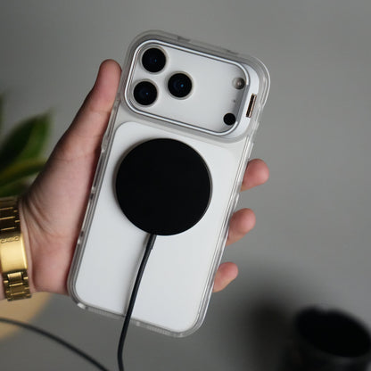 iPhone 17 Pro MagSafe Case with Metal Camera Stand | Slim & Shockproof Protection
