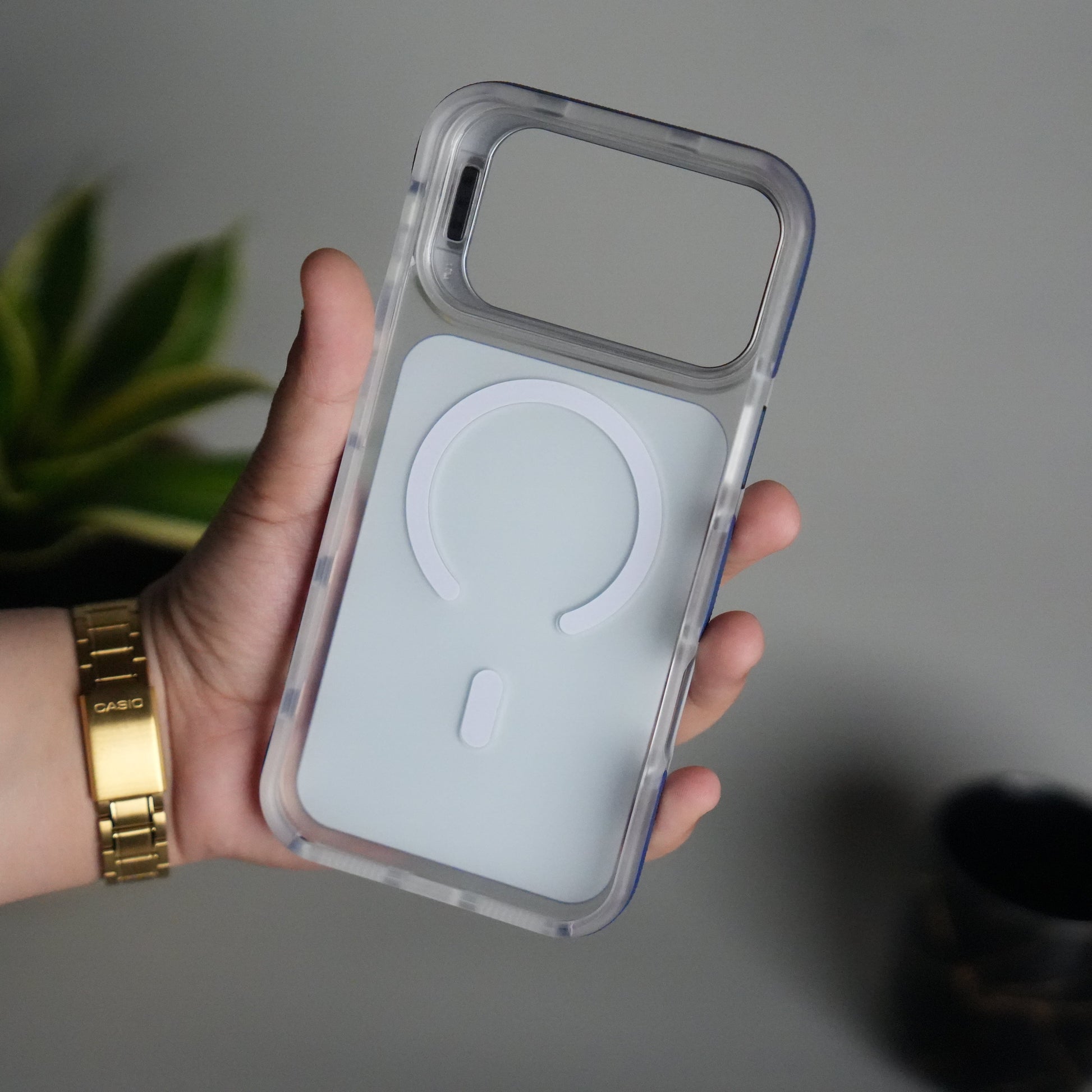 iPhone 17 Pro Max MagSafe Case with Metal Camera Stand | Slim & Shockproof Protection
