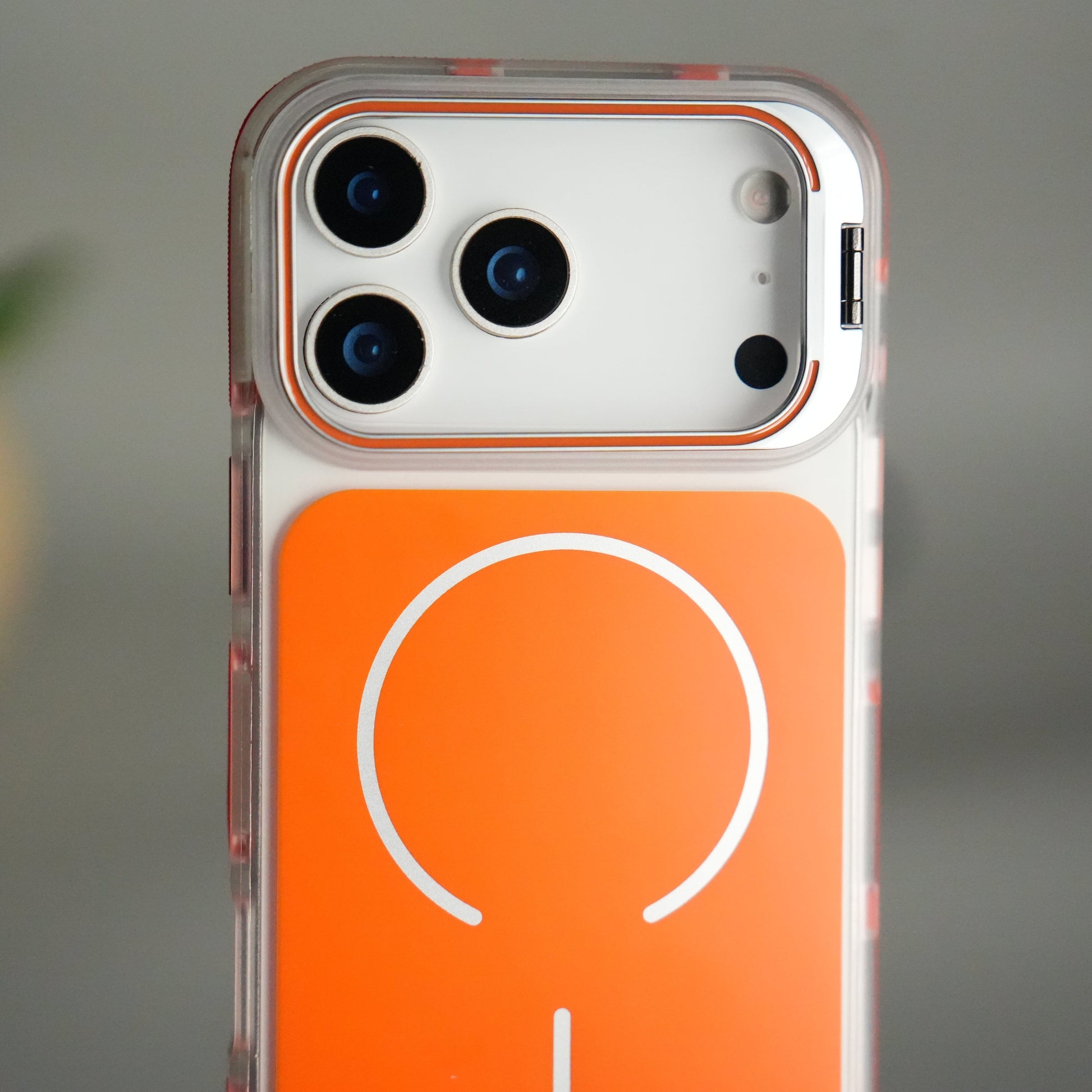 iPhone 17 Pro MagSafe Case with Metal Camera Stand | Slim & Shockproof Protection