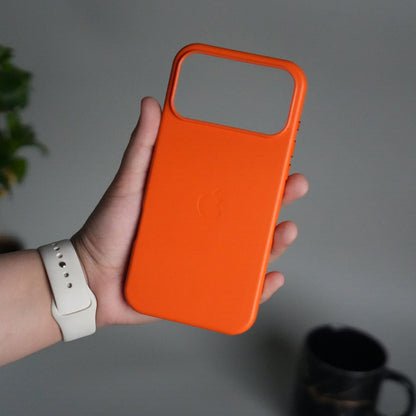 iPhone 17 Pro MagSafe PU Leather Back Cover | Premium PU Leather | Slim & Elegant Hard Case
