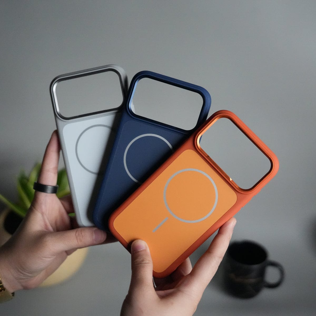 iPhone 17 Pro MagSafe Silicone Case Slim Matte Shockproof Cover with Camera Protection