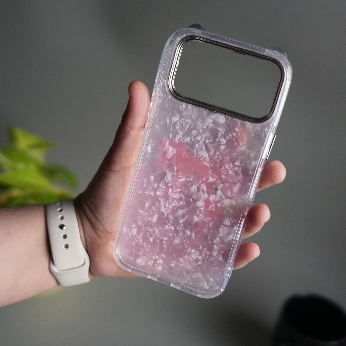 iPhone 17 Pro Max Marble Design Case | Luxury Rhinestone Camera Frame & 3D Diamond Bow Cover