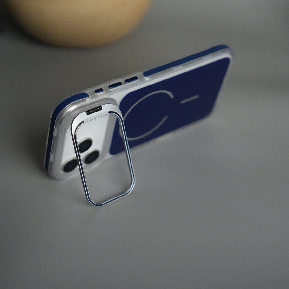 iPhone 17 Pro Matte Finish MagSafe Case with Ultra-Slim Metal Kickstand