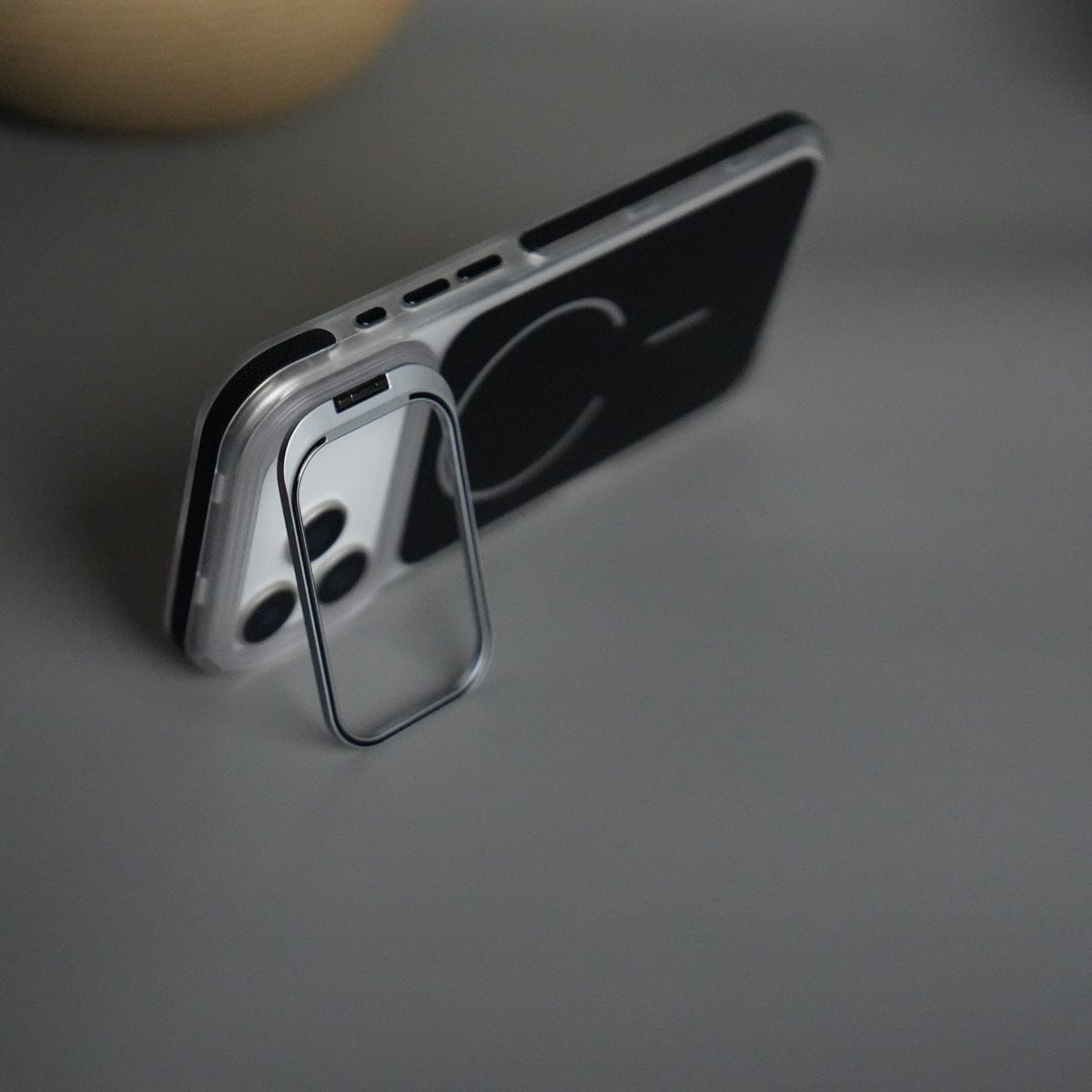 iPhone 17 Pro Matte Finish MagSafe Case with Ultra-Slim Metal Kickstand
