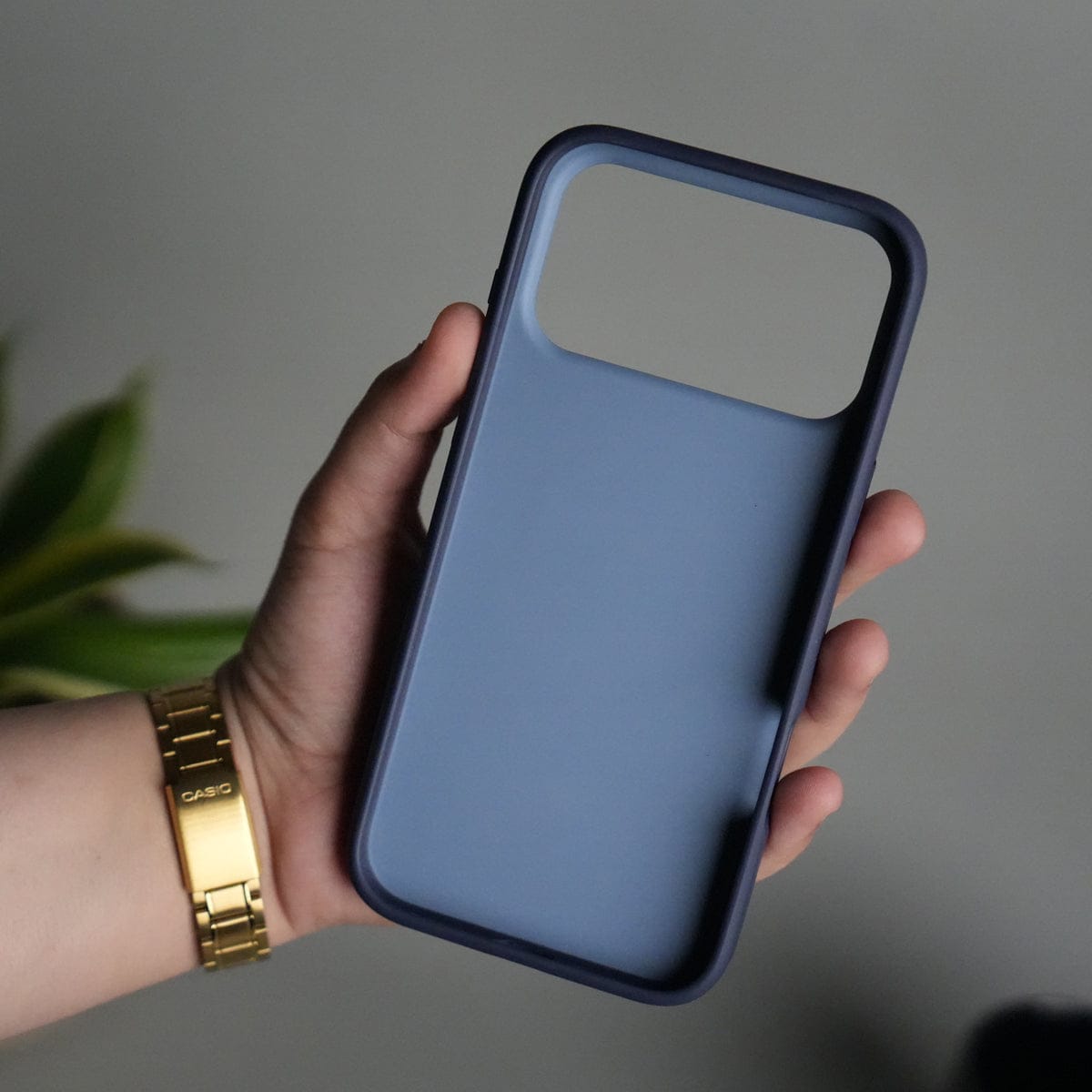 iPhone 17 Pro Matte Shockprof Case with Metal 360° Kickstand