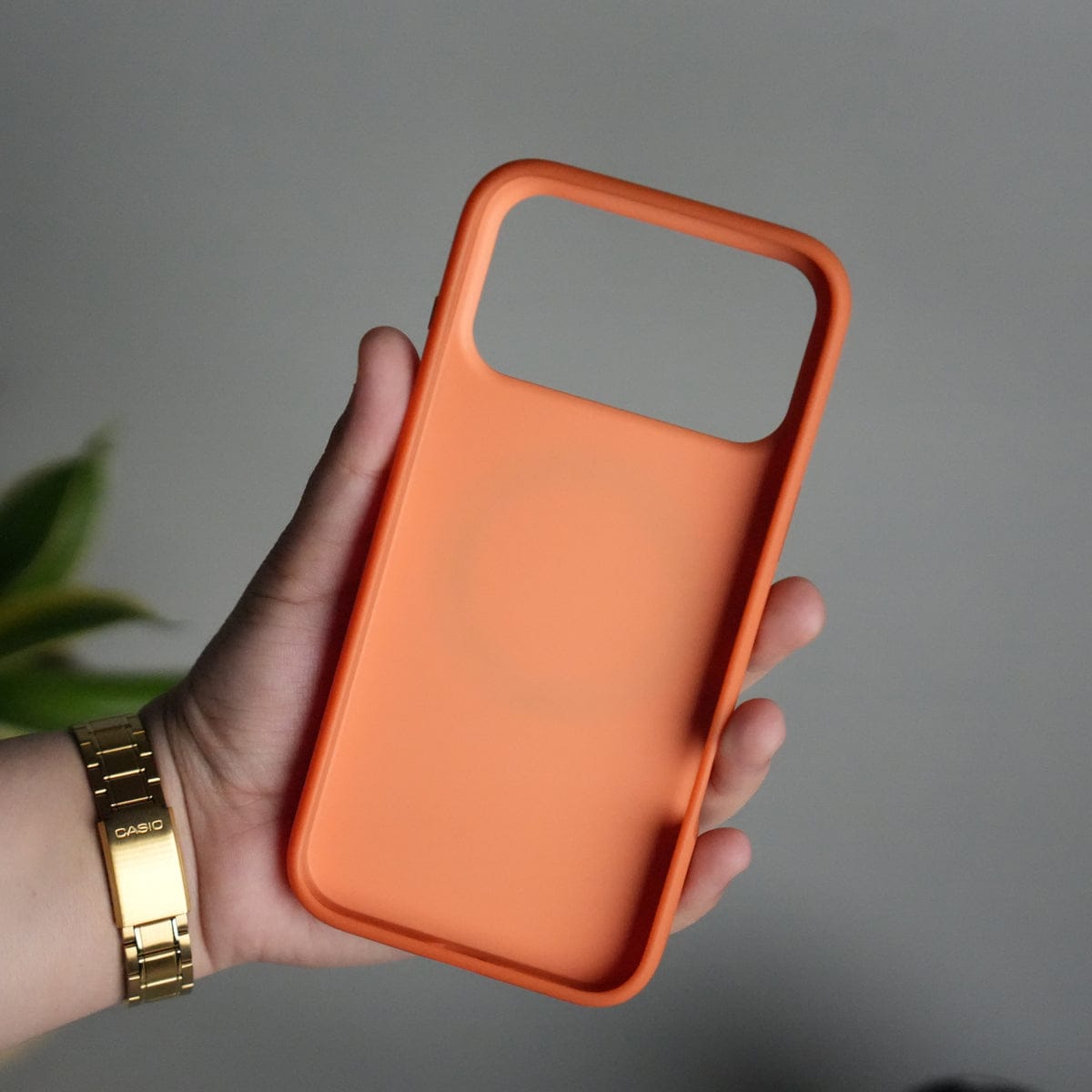 iPhone 17 Pro Matte Shockprof Case with Metal 360° Kickstand