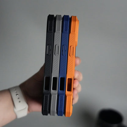 iPhone 17 Pro Max – Rugged Armor MagSafe Case with Metal Kickstand