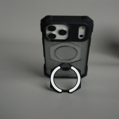 iPhone 17 Pro – Rugged Armor MagSafe Case with Metal Kickstand