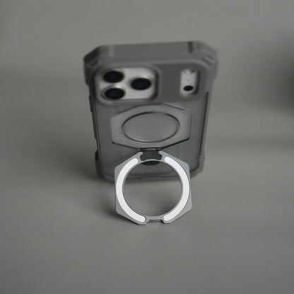 iPhone 17 Pro – Rugged Armor MagSafe Case with Metal Kickstand