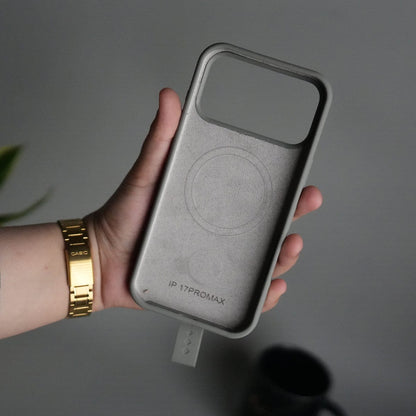 iPhone 17 Pro Max Silicone Case | Magnetic Ring | Silicone Rotating Grip Strap Cover