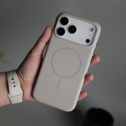 iPhone 17 Pro Soft Touch MagSafe Case | Matte Finish | Titanium Gray