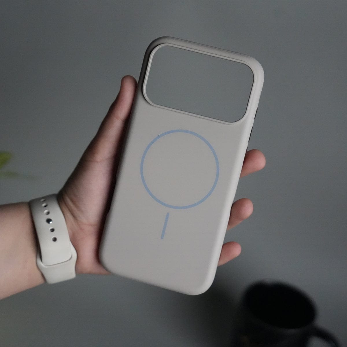 iPhone 17 Pro Soft Touch MagSafe Case | Matte Finish | Titanium Gray