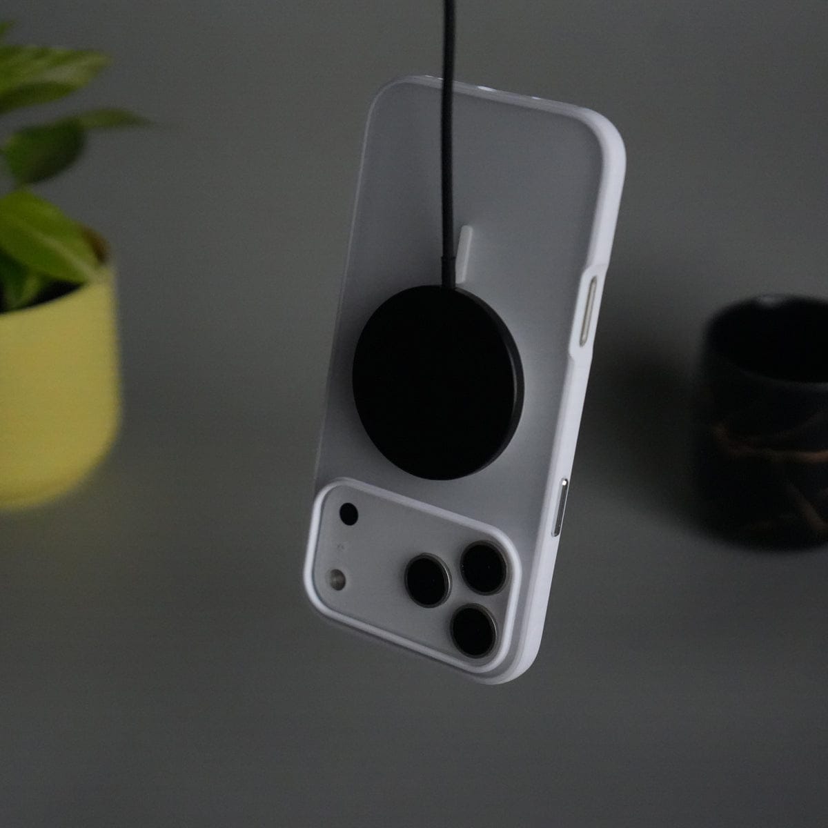 iPhone 17 Pro Max Soft Touch MagSafe Case | Matte Finish with Color Camera Frame