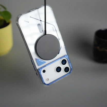 iPhone 17 Pro TechLine Transparent MagSafe Case with Metal Camera Bump Back Cover