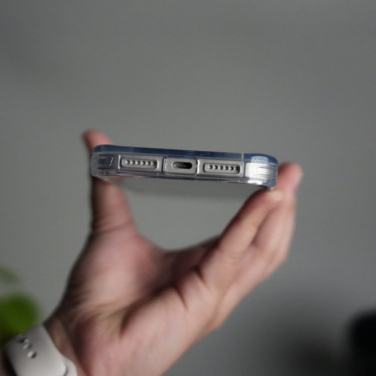 iPhone 17 Pro TechLine Transparent MagSafe Case with Metal Camera Bump Back Cover