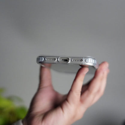 iPhone 17 Pro Max Transparent MagSafe Suitcase Design Case Back Cover