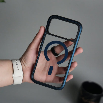 iPhone 17 Pro Military Grade Durable Aluminum Frame MagSafe Case | Anti-Yellowing Technology Case