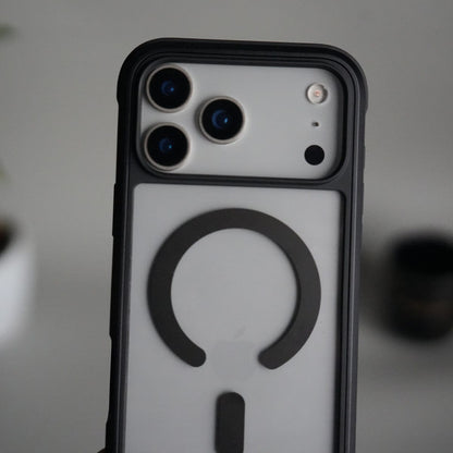 iPhone 17 Pro Military Grade Durable Aluminum Frame MagSafe Case | Anti-Yellowing Technology Case