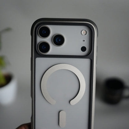 iPhone 17 Pro Military Grade Durable Aluminum Frame MagSafe Case | Anti-Yellowing Technology Case