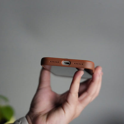 iPhone 17 Pro PU Leather Case with Metal Camera Frame