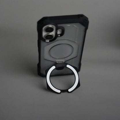 iPhone 17 – Rugged Armor MagSafe Case with Metal Kickstand