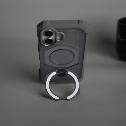 iPhone 17 – Rugged Armor MagSafe Case with Metal Kickstand