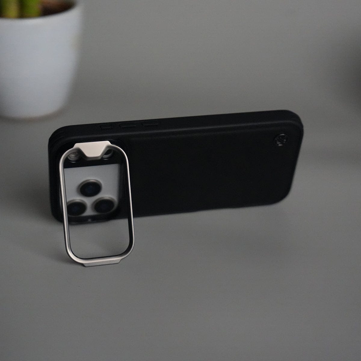 iPhone 17 Series Camera Protector Case | Sliding Metal Lens Cover | Shockproof Back Cover with Built-In Kickstand