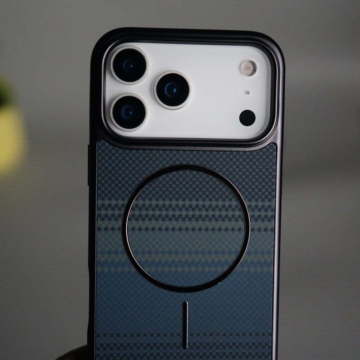 iPhone 17 Series Carbon Design Mag Ring Case Slim Protective Cover