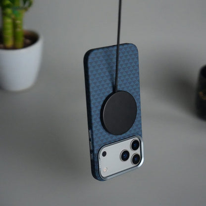 iPhone 17 Series Houndstooth Pattern Case | Slim Hard Back Cover | Matte Finish Protective Case with MagSafe