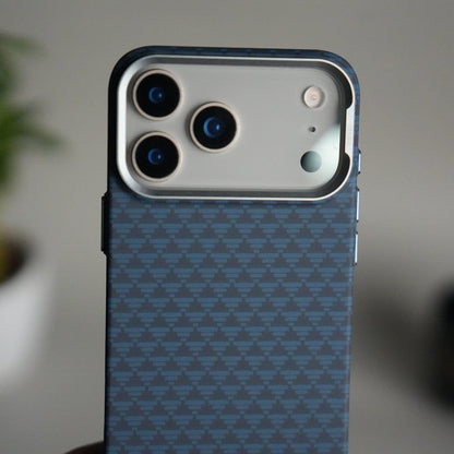 iPhone 17 Series Houndstooth Pattern Case | Slim Hard Back Cover | Matte Finish Protective Case with MagSafe