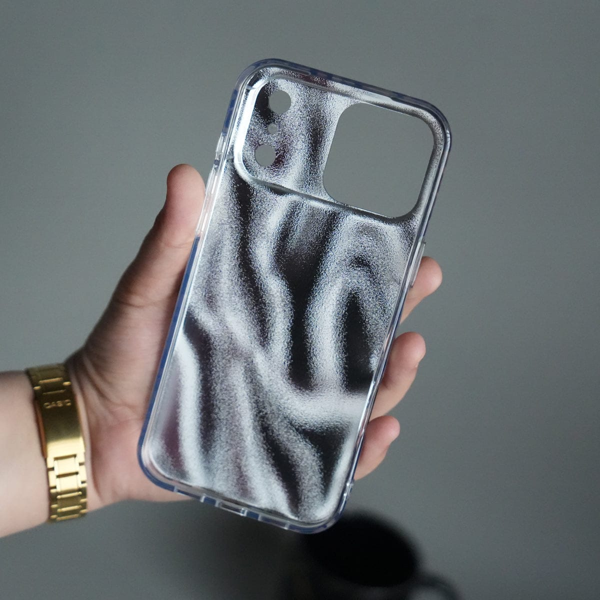 iPhone 17 Series Leopard Print Case with Beaded Wrist Strap | Cute Transparent Designer Cover