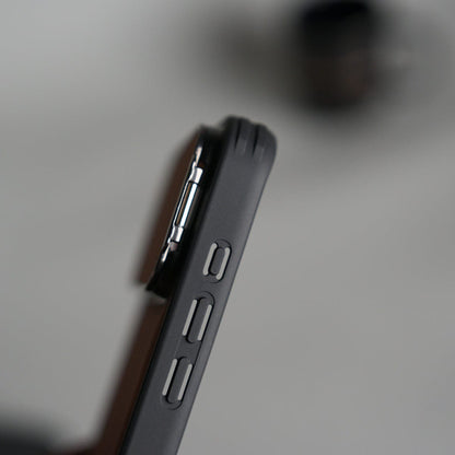 iPhone 17 Series Metal Camera Cap Stand Case Cover