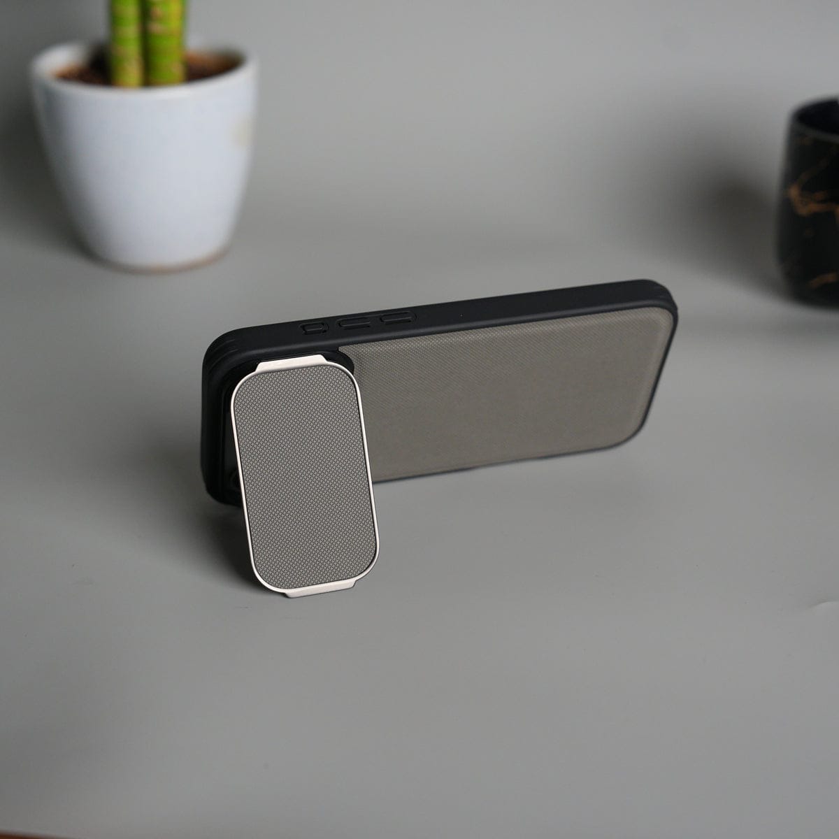 iPhone 17 Series Metal Camera Cap Stand Case Cover