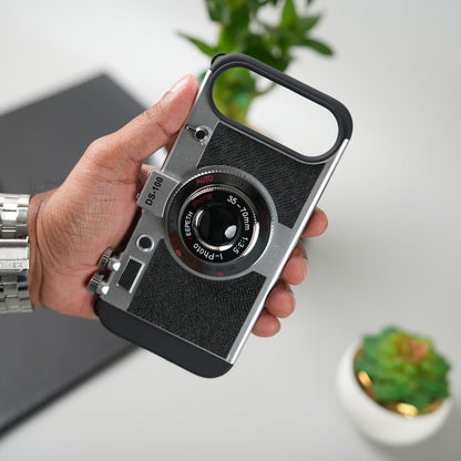 iPhone 17 Series Retro Camera Design Case with Lanyard | Shockproof Protective Cover